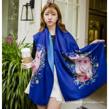 New design cashmere cat pattern Scarf lady fashionable scarf 2015